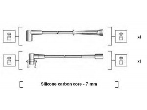 MAGNETI MARELLI 941145130710 uždegimo laido komplektas 
 Kibirkšties / kaitinamasis uždegimas -> Uždegimo laidai/jungtys
7700742835, 7700749517