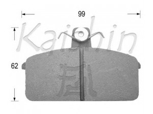 KAISHIN FK9056 stabdžių trinkelių rinkinys, diskinis stabdys 
 Techninės priežiūros dalys -> Papildomas remontas
00000A00154
