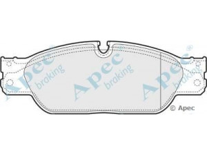 APEC braking PAD1456 stabdžių trinkelių rinkinys, diskinis stabdys 
 Techninės priežiūros dalys -> Papildomas remontas
C2C15990, C2C20686