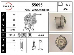 EAI 55695 kintamosios srovės generatorius