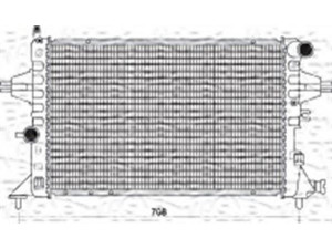 MAGNETI MARELLI 350213962000 radiatorius, variklio aušinimas 
 Aušinimo sistema -> Radiatorius/alyvos aušintuvas -> Radiatorius/dalys
1300208, 9192578