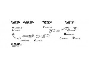 VENEPORTE 900185 išmetimo sistema 
 Išmetimo sistema -> Išmetimo sistema, visa