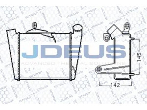 JDEUS 825M29 tarpinis suslėgto oro aušintuvas, kompresorius 
 Variklis -> Oro tiekimas -> Įkrovos agregatas (turbo/superįkrova) -> Tarpinis suslėgto oro aušintuvas
6Q0145804G