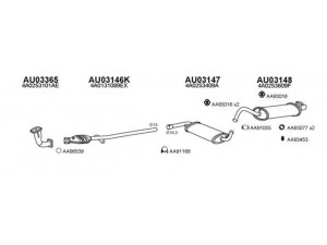 VENEPORTE 030034 išmetimo sistema 
 Išmetimo sistema -> Išmetimo sistema, visa