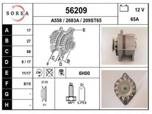 EAI 56209 kintamosios srovės generatorius