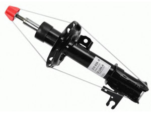SACHS 315 836 amortizatorius 
 Pakaba -> Amortizatorius
3 44 576, 3 44 578, 3 44 583, 93168544
