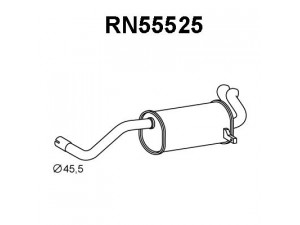VENEPORTE RN55525 galinis duslintuvas 
 Išmetimo sistema -> Duslintuvas
8200881478