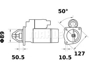 MAHLE ORIGINAL MS 41 starteris
1359119, 1367049, 1542195, 1545417