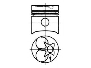 KOLBENSCHMIDT 93309620 stūmoklis 
 Variklis -> Cilindrai/stūmokliai
615 030 49 18, 615 030 60 18, 615 030 61 18