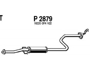 FENNO P2879 galinis duslintuvas 
 Išmetimo sistema -> Duslintuvas
18220-SR4306, 18220-SR4405, 18220-SR4A22