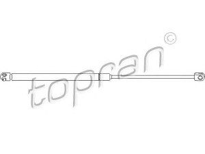 TOPRAN 721 278 dujinė spyruoklė, bagažinė 
 Priedai -> Bagažinė/pakrovimo skyrius
8731 93