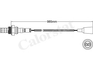 CALORSTAT by Vernet LS110015 lambda jutiklis 
 Variklis -> Variklio elektra
0060733358, 0060735888, 116851101600