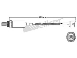 WALKER PRODUCTS 250-21077 lambda jutiklis
1821357B10