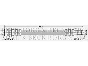 BORG & BECK BBH6328 stabdžių žarnelė 
 Stabdžių sistema -> Stabdžių žarnelės
MB 587 751, MB081939, MB238153