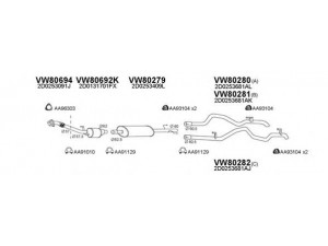 VENEPORTE 800414 išmetimo sistema 
 Išmetimo sistema -> Išmetimo sistema, visa