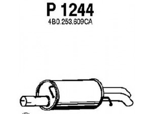 FENNO P1244 galinis duslintuvas 
 Išmetimo sistema -> Duslintuvas
4B0253609B, 4B0253609BE, 4B0253609CA