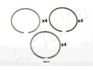 ASHIKA 29-30670 stūmoklio žiedas 
 Variklis -> Cilindrai/stūmokliai
13011-64060, 13011-64110, 13011-64150