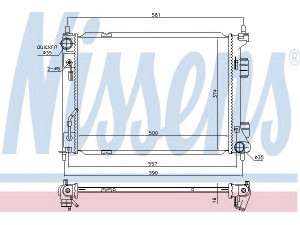 NISSENS 67604 radiatorius, variklio aušinimas 
 Aušinimo sistema -> Radiatorius/alyvos aušintuvas -> Radiatorius/dalys
25310-1P050, 253101O050, 25310-1P050