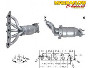 MAGNAFLOW 79205 katalizatoriaus keitiklis 
 Išmetimo sistema -> Katalizatoriaus keitiklis
8603493