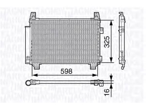 MAGNETI MARELLI 350203678000 kondensatorius, oro kondicionierius 
 Oro kondicionavimas -> Kondensatorius