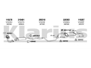 KLARIUS 960297E išmetimo sistema 
 Išmetimo sistema -> Išmetimo sistema, visa