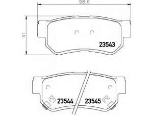 HELLA 8DB 355 009-971 stabdžių trinkelių rinkinys, diskinis stabdys 
 Techninės priežiūros dalys -> Papildomas remontas
4841321B10, 4841321B10, 5830217A00