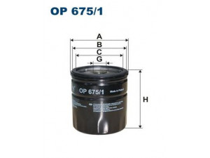 FILTRON OP675/1 alyvos filtras 
 Filtrai -> Alyvos filtras
1449 182, WE01-14302, WLY414302