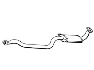 WALKER 16733 vidurinis duslintuvas 
 Išmetimo sistema -> Duslintuvas
1742016190, 1742016191