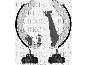 BORG & BECK BBS1026K stabdžių trinkelių komplektas 
 Techninės priežiūros dalys -> Papildomas remontas