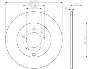 HELLA PAGID 8DD 355 115-491 stabdžių diskas 
 Stabdžių sistema -> Diskinis stabdys -> Stabdžių diskas
4743999AA, K04743999AA, 4743999AB