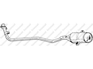 BOSAL 281-011 priekinis duslintuvas 
 Išmetimo sistema -> Duslintuvas
14190-78461, 14190-78462