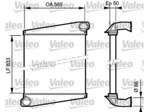 VALEO 818879 tarpinis suslėgto oro aušintuvas, kompresorius 
 Variklis -> Oro tiekimas -> Įkrovos agregatas (turbo/superįkrova) -> Tarpinis suslėgto oro aušintuvas
8113537