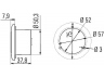 HELLA 2JA 344 040-721 vidaus apšvietimas