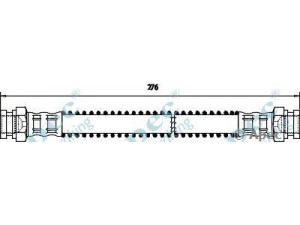 APEC braking HOS3308 stabdžių žarnelė 
 Stabdžių sistema -> Stabdžių žarnelės
480653, 481629