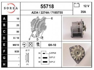EAI 55718 kintamosios srovės generatorius