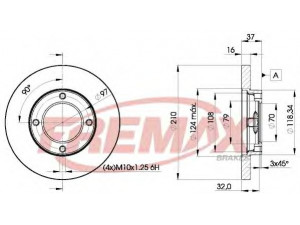 FREMAX BD-8702 stabdžių diskas 
 Dviratė transporto priemonės -> Stabdžių sistema -> Stabdžių diskai / priedai
43512-87523, 43512-87Z02