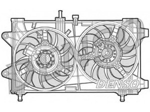 DENSO DER09036 ventiliatorius, radiatoriaus 
 Aušinimo sistema -> Oro aušinimas
46849148, 51738691