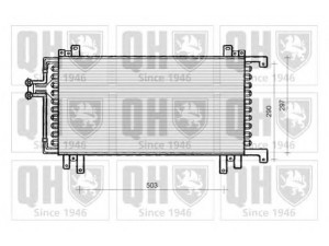 QUINTON HAZELL QCN32 kondensatorius, oro kondicionierius 
 Oro kondicionavimas -> Kondensatorius
77 00 840 853