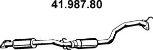 EBERSPÄCHER 41.987.80 vidurinis duslintuvas 
 Išmetimo sistema -> Duslintuvas
18220-SH3-G03, 18220-SH3-G04