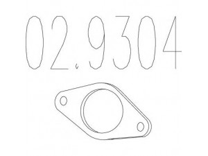 MTS 02.9304 tarpiklis, išleidimo kolektorius 
 Išmetimo sistema -> Surinkimo dalys -> Atskiros surinkimo dalys -> Sandariklis, alyvos pompa
171034