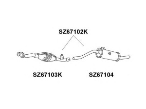 VENEPORTE SZ67103K katalizatoriaus keitiklis
1430085710