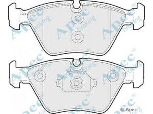 APEC braking PAD1432 stabdžių trinkelių rinkinys, diskinis stabdys 
 Techninės priežiūros dalys -> Papildomas remontas
34112282995, 34113404362, 34116750148