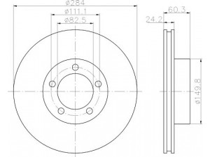 MINTEX MDC449 stabdžių diskas 
 Stabdžių sistema -> Diskinis stabdys -> Stabdžių diskas
C32763E, C32764E, C41942, CAC2647
