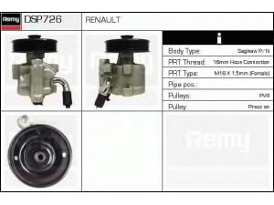 DELCO REMY DSP726 hidraulinis siurblys, vairo sistema 
 Vairavimas -> Vairo pavara/siurblys