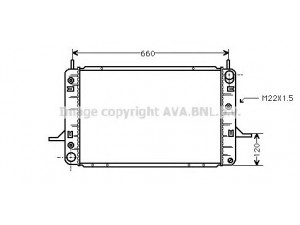 AVA QUALITY COOLING FDA2138 radiatorius, variklio aušinimas