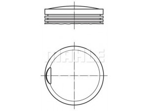 PERFECT CIRCLE 56 11948 1W stūmoklis 
 Variklis -> Cilindrai/stūmokliai
102 030 41 38, 102 030 66 38, 102 037 22 04