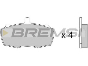 BREMSI BP2252 stabdžių trinkelių rinkinys, diskinis stabdys 
 Techninės priežiūros dalys -> Papildomas remontas
0759514, LBU5184, RTC3348, RTC5595