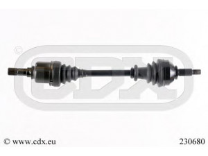CDX 230680 kardaninis velenas 
 Ratų pavara -> Kardaninis velenas
391016100R, 8200452259, 8200776538