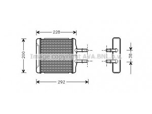 AVA QUALITY COOLING DW6027 šilumokaitis, salono šildymas 
 Šildymas / vėdinimas -> Šilumokaitis
96190674, 96207413, 96229203, 96231949