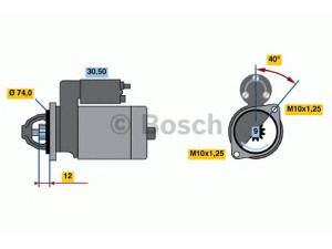BOSCH 0 986 014 481 starteris 
 Elektros įranga -> Starterio sistema -> Starteris
28100 15060 000, 28100 15060, 28100 15140